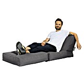 Sitting Point Sitzsack Twist Scuba (90 x 70 x 80 cm, Anthrazit, 100 % Polyester/100 % Polyvinylchlorid) | BAUHAUS