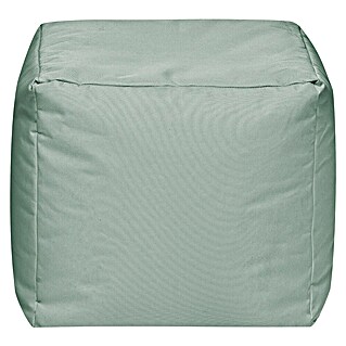 Sitting Point Sitzhocker Cube Scuba (40 x 40 x 40 cm, Eukalyptus, 100 % Polyester)