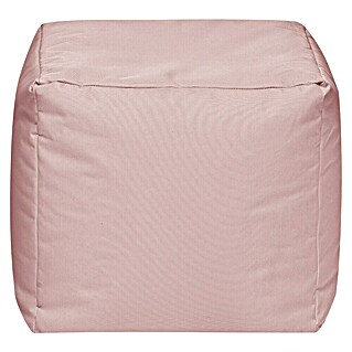 Sitting Point Sitzhocker Cube Scuba (40 x 40 x 40 cm, Altrose, 100 % Polyester)