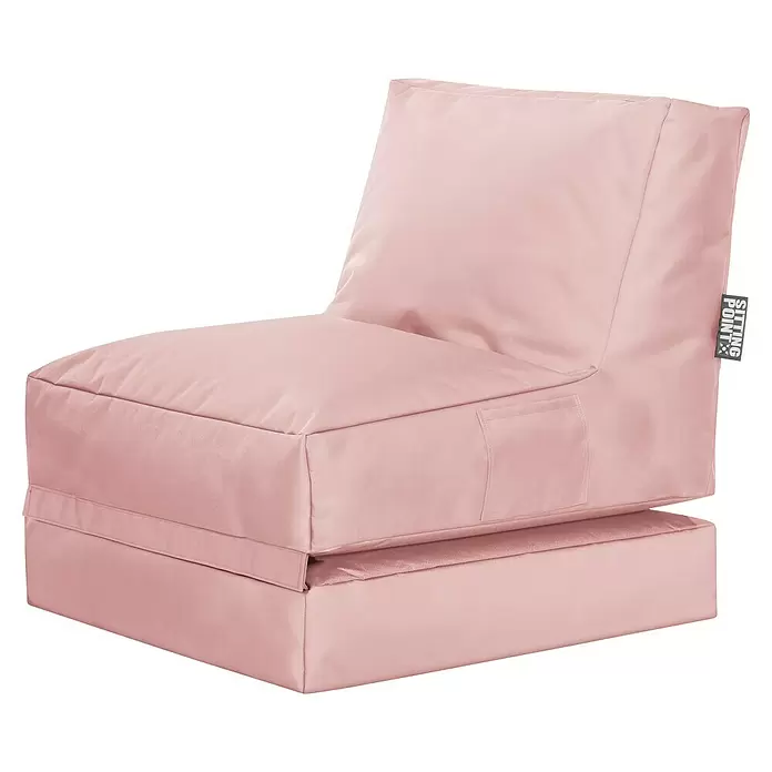 Sitting Point Sitzsack Twist Scuba90 x 70 x 80 cm, Altrose, 100 % Polyester/100 % Polyvinylchlorid