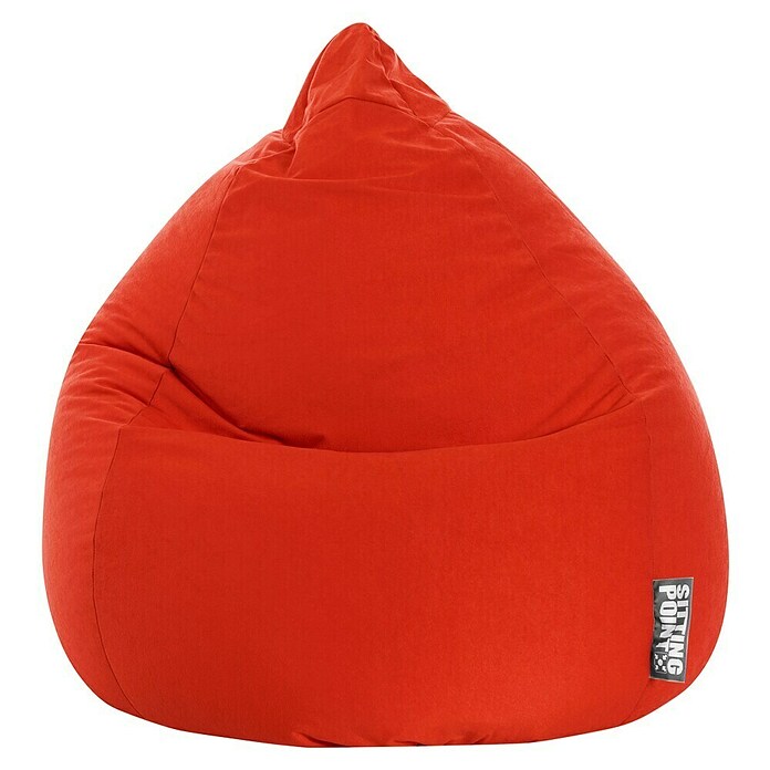 Sitting Point Sitzsack Beanbag Easy (XL, Tomate, 100 % Polyester) | BAUHAUS