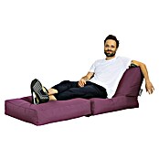 Sitting Point Sitzsack Twist Scuba (90 x 70 x 80 cm, Aubergine, 100 % Polyester/100 % Polyvinylchlorid) | BAUHAUS