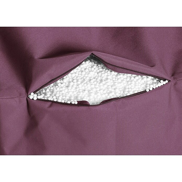 Sitting Point Sitzsack Twist Scuba (90 x 70 x 80 cm, Aubergine, 100 % Polyester/100 % Polyvinylchlorid) | BAUHAUS