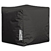 Sitting Point Sitzhocker Cube Scuba (40 x 40 x 40 cm, Schwarz, 100 % Polyester) | BAUHAUS