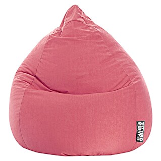 Sitting Point Sitzsack Beanbag Easy (XL, Pink, 100 % Polyester)