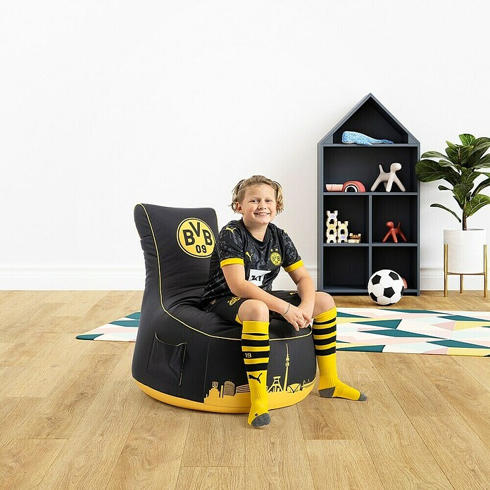 Sitting Point Sitzsack VIP Swing (95 x 65 x 90 cm, Borussia Dortmund, 100 % Polyester) | BAUHAUS