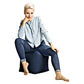 Sitting Point Sitzhocker Cube Scuba (40 x 40 x 40 cm, Jeansblau, 100 % Polyester) | BAUHAUS