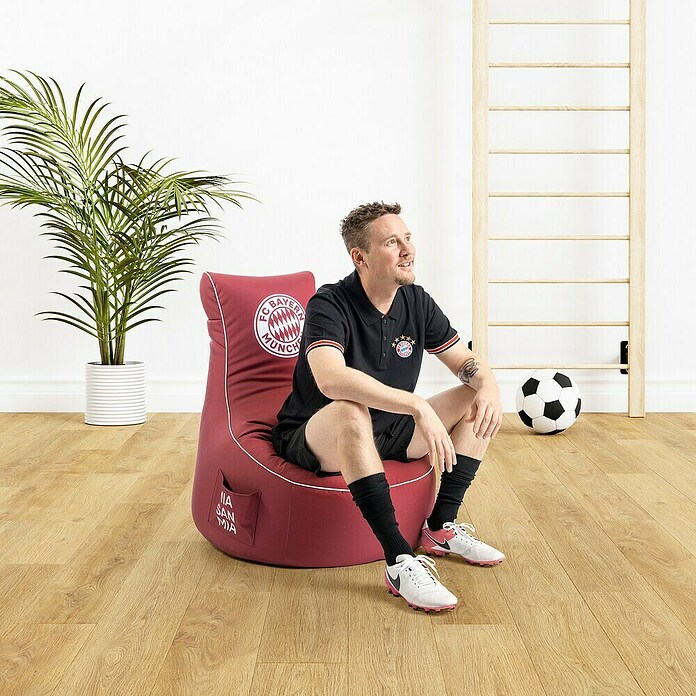 Sitting Point Sitzsack VIP Swing (95 x 65 x 90 cm, FC Bayern München, 100 % Polyester) | BAUHAUS