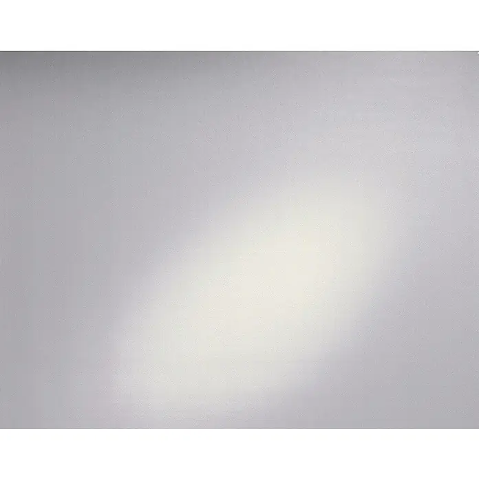 D-c-fix Static Glasfolie Frost - 150 x 90 cm, Transluzent, Statisch haftend - Nahaufnahme einer matten, silberfarbenen Oberfläche mit subtilen Farbverläufen, ideal als Hintergrund für minimalistische Designs.