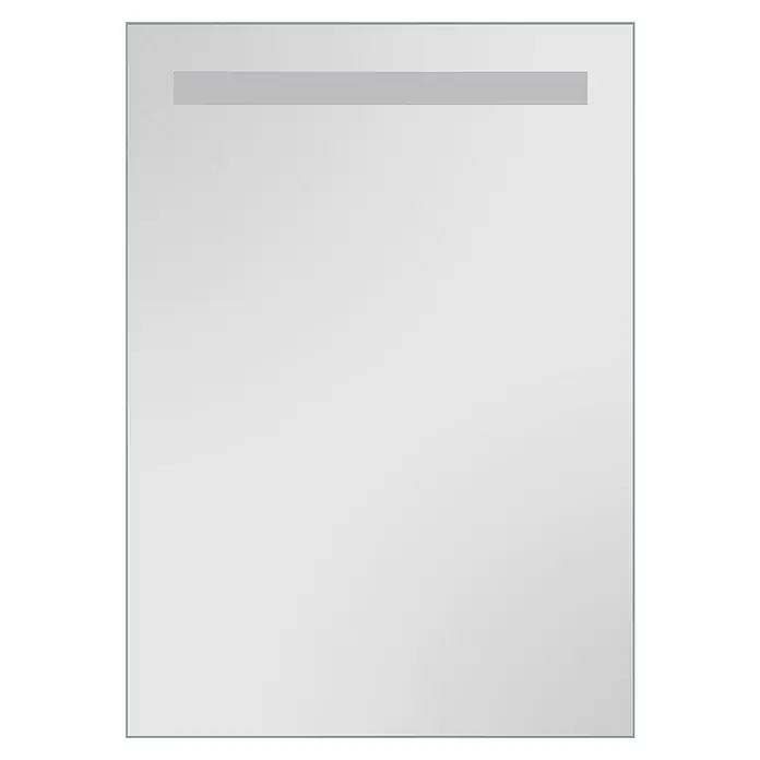 Lichtspiegel Line - 50 x 70 cm, Leuchtmittel - Quadratischer Spiegel mit eingebauter LED-Beleuchtung. Der minimalistische Spiegel ist ideal für Badezimmer und andere Wohnbereiche.