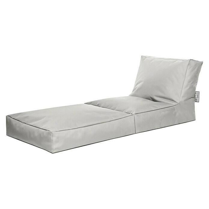 Sitting Point Sitzsack Twist Scuba (90 x 70 x 80 cm, Grau, 100 % Polyester/100 % Polyvinylchlorid) | BAUHAUS