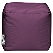 Sitting Point Sitzhocker Cube Scuba (40 x 40 x 40 cm, Aubergine, 100 % Polyester) | BAUHAUS