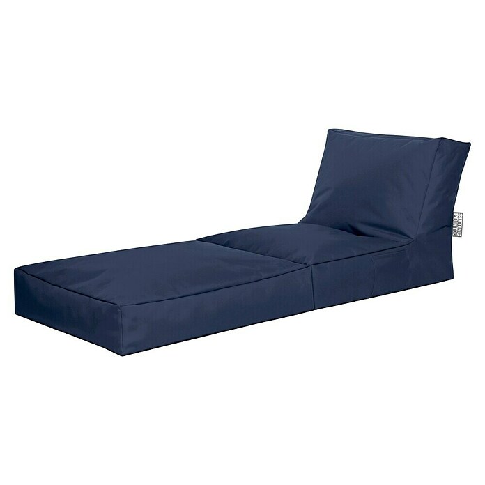 Sitting Point Sitzsack Twist Scuba (90 x 70 x 80 cm, Jeansblau, 100 % Polyester/100 % Polyvinylchlorid) | BAUHAUS