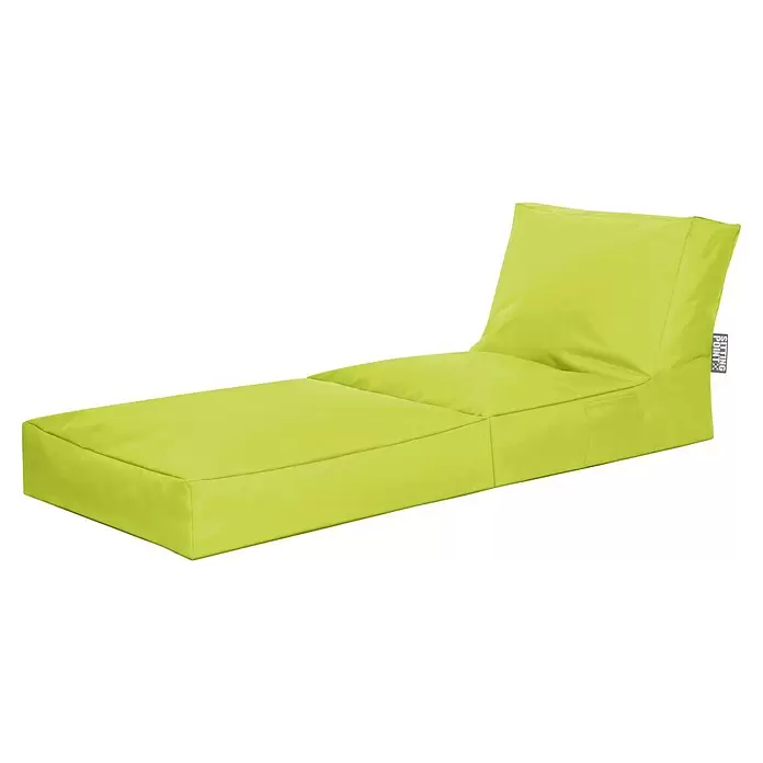 Sitting Point Sitzsack Twist Scuba90 x 70 x 80 cm, Grün, 100 % Polyester/100 % Polyvinylchlorid