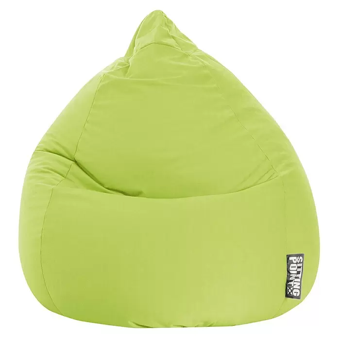 Sitting Point Sitzsack Beanbag EasyXL, Grün, 100 % Polyester