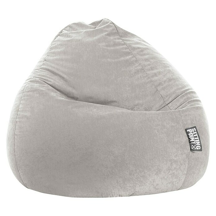 Sitting Point Sitzsack Beanbag Easy (XXL, Grau, 100 % Polyester) | BAUHAUS