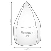 Sitting Point Sitzsack Beanbag Easy (XXL, Dunkelblau, 100 % Polyester) | BAUHAUS
