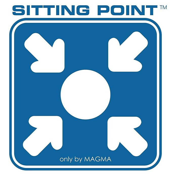 Sitting Point Puf Santorin Roll (65 x 55 x 35 cm, Verde) | BAUHAUS