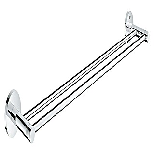 Grohe Essentials Soporte doble de toalla (Cromo, Brillante)