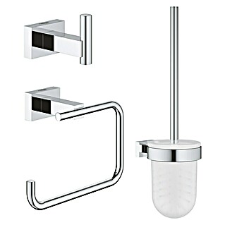 Grohe Essentials Cube WC-Set 3in1 (3 -tlg., Chrom, Glänzend)