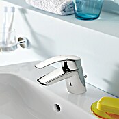 Grohe Eurosmart Waschtischarmatur S-Size (Mit Zugstange, Chrom, Glänzend)