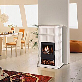 Domofire Kaminofen Meran (8 kW, Raumheizvermögen: 160 m³, Material Verkleidung: Keramik, Sandfarben)