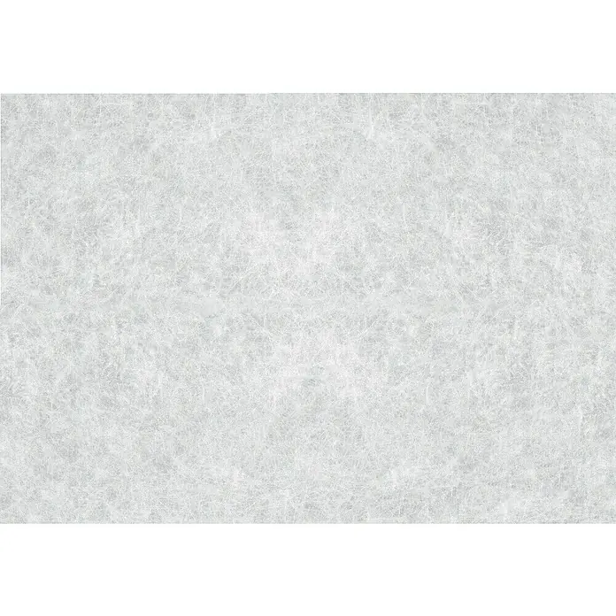 D-c-fix Glasfolie Reispapier - 200 x 45 cm, Transluzent, Selbstklebend - Nahaufnahme einer weißen, faserigen Textur. Das abstrakte Muster erinnert an Stoff oder Papier und eignet sich gut als Hintergrund.