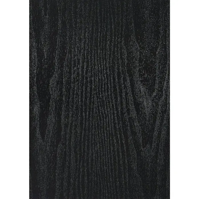 D-c-fix Holzoptikfolie Blackwood - 200 x 67,5 cm, Schwarz, Selbstklebend - Elegante Nahaufnahme einer schwarzen Holzoberfläche mit feiner Maserung. Ideal für Möbeldesign und Inneneinrichtung.
