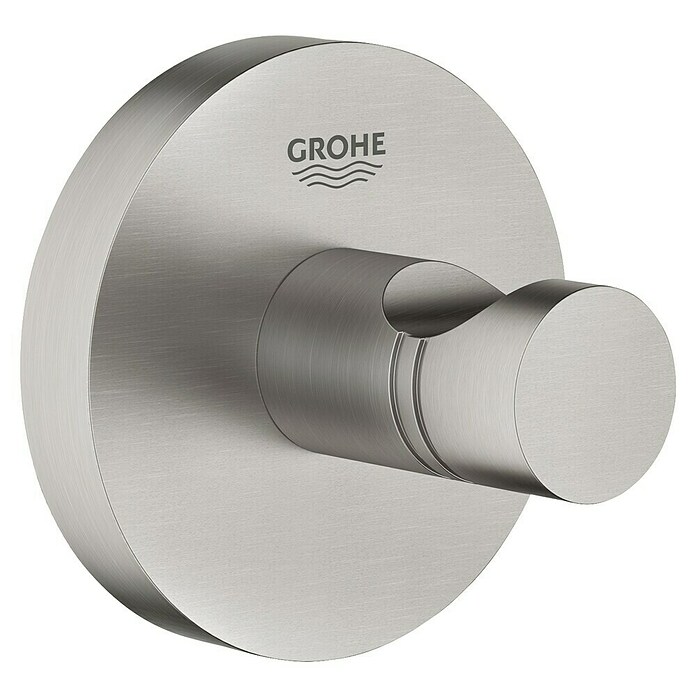 Grohe Essentials Bademantelhaken (Supersteel, Glänzend)