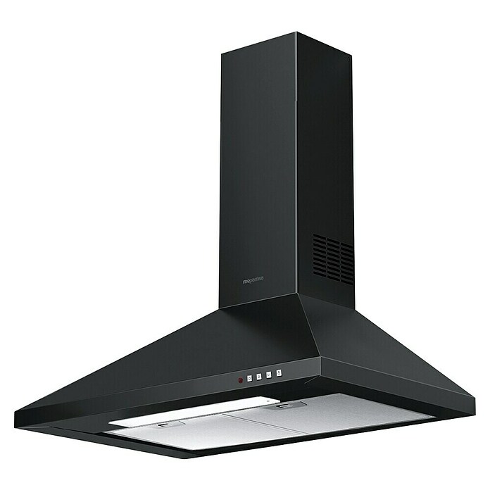 Mepamsa Campana de pared Gavia (Ancho: 59,8 cm, Máx. Potencia del ventilador en modo extracción: 740 m³/h, Negro) | BAUHAUS
