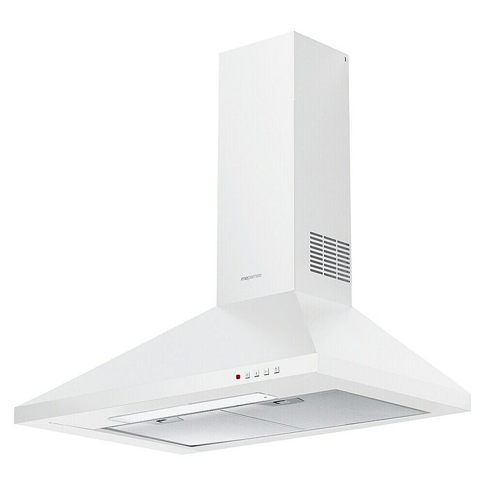 Mepamsa Campana de pared Gavia (Ancho: 59,8 cm, Máx. Potencia del ventilador en modo extracción: 740 m³/h, Blanco) | BAUHAUS