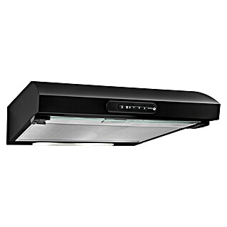 Turboair Campana integrable Moran Lux (Ancho: 60 cm, Máx. Potencia del ventilador en modo extracción: 320 m³/h, Negro)