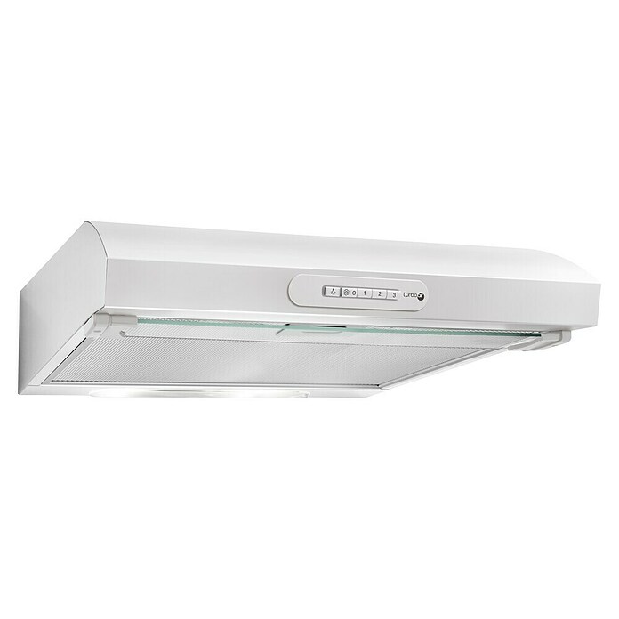 Turboair Campana integrable Moran Lux (Ancho: 60 cm, Máx. Potencia del ventilador en modo extracción: 320 m³/h, Blanco) | BAUHAUS