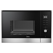 Midea Microondas empotrado MBMTG925E-X (Potencia máx.: 1.200 W, 25 l, Negro/Inox) | BAUHAUS