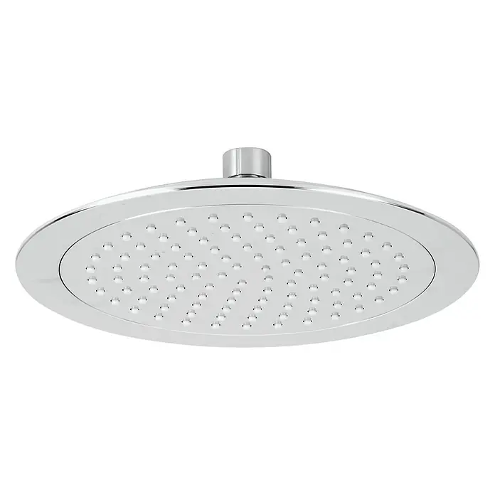 Mixomat Kopfbrause KolnaDurchmesser: 24 cm, Chrom, Rund - Ein chromfarbener Duschkopf mit rundem Design und mehreren Wasserdüsen für ein angenehmes Duscherlebnis.