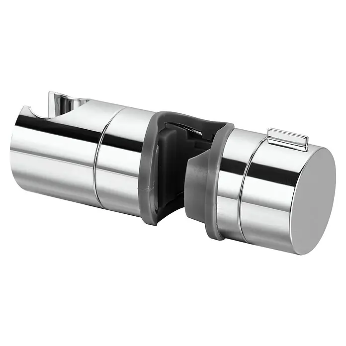 Mixomat Konusgleiter Klonte - Durchmesser Rohr: 18 mm - 25 mm, Chrom - Chromfarbener Duschkopfhalter zur Wandmontage. Der Duschkopfhalter ist verstellbar und besteht aus hochwertigem, robustem Material für eine lange Lebensdauer.