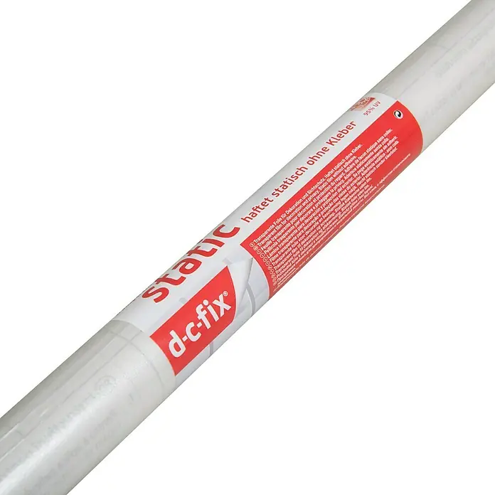 D-c-fix Static Glasfolie Milky - 150 x 45 cm, Transluzent, Statisch haftend - Rolle statischer d-c-fix Fensterfolie. Transparent für Dekoration und Sichtschutz, haftet ohne Kleber. Mit UV-Schutz.