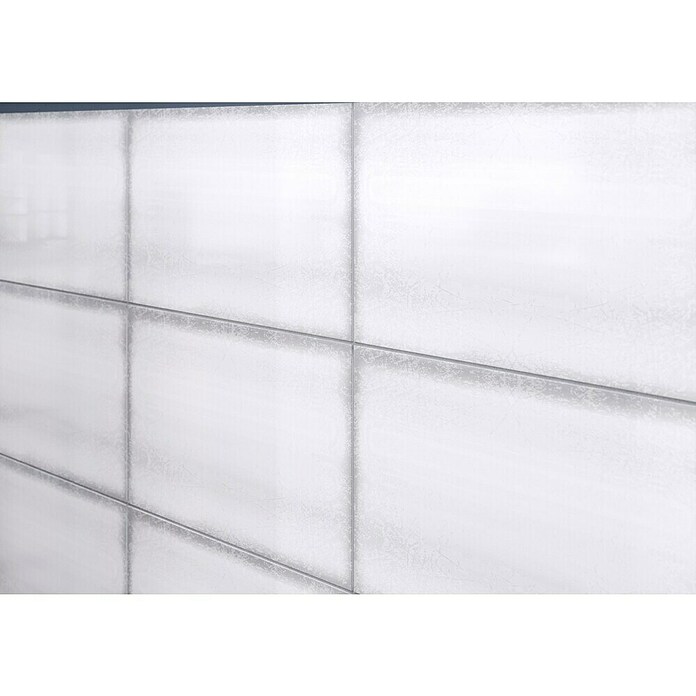 Decocer by Cinca Glow Zidna pločica Shatter  (25 x 55 cm, Bijela, Sjaj) | BAUHAUS