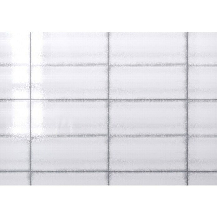 Decocer by Cinca Glow Zidna pločica Shatter  (25 x 55 cm, Bijela, Sjaj) | BAUHAUS