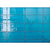 Decocer by Cinca Glow Zidna pločica Squares  (25 x 55 cm, Tirkizna, Sjaj) | BAUHAUS
