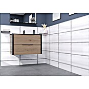 Decocer by Cinca Glow Zidna pločica Shatter  (25 x 55 cm, Bijela, Sjaj) | BAUHAUS