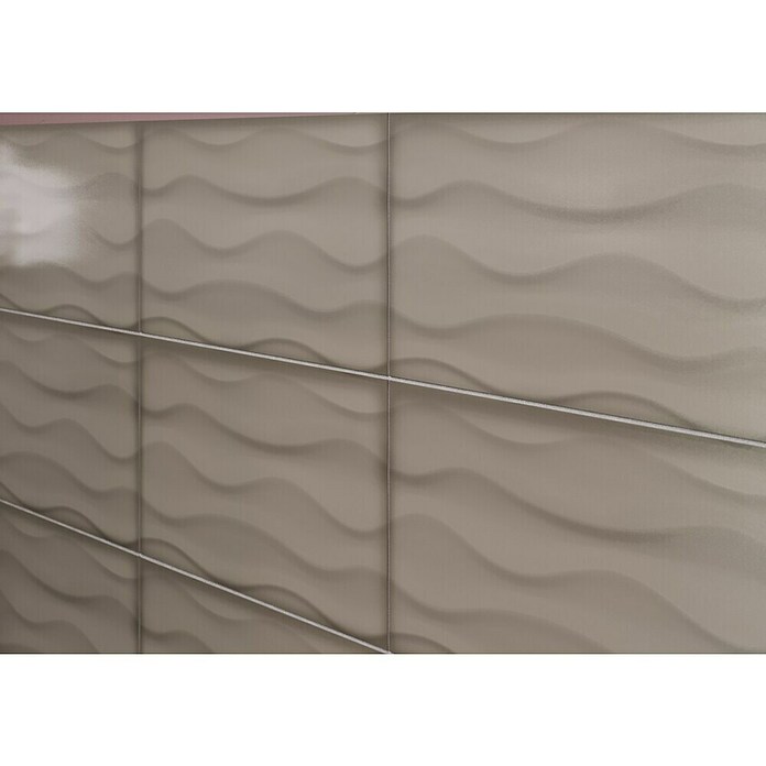 Decocer by Cinca Glow Zidna pločica Onda  (25 x 55 cm, Taupe, Sjaj) | BAUHAUS