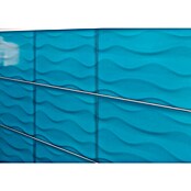 Decocer by Cinca Glow Zidna pločica Onda  (25 x 55 cm, Tirkizna, Sjaj) | BAUHAUS
