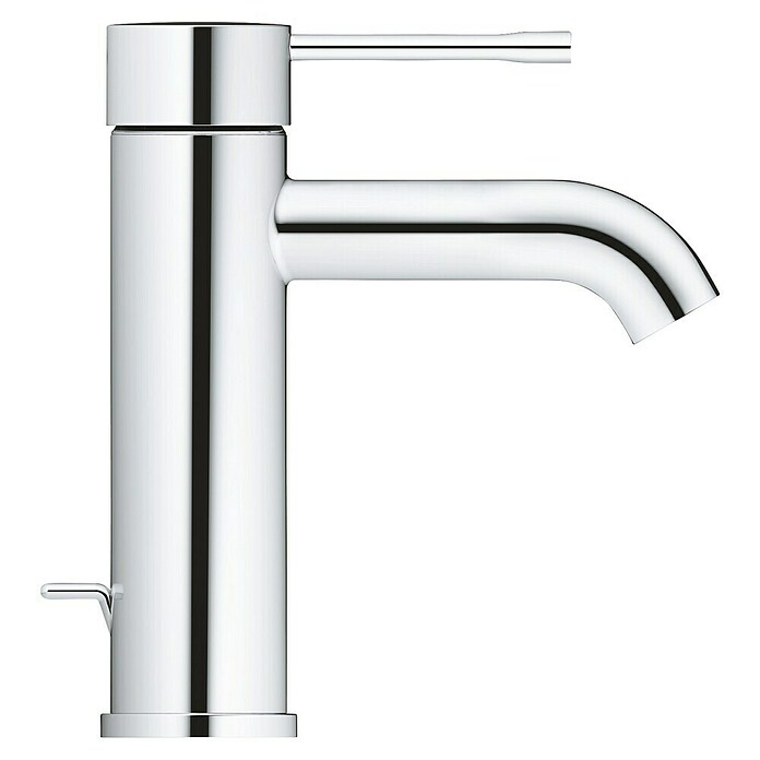 Grohe Essence New Waschtischarmatur S-Size (Mit Zugstange, Chrom, Glänzend)