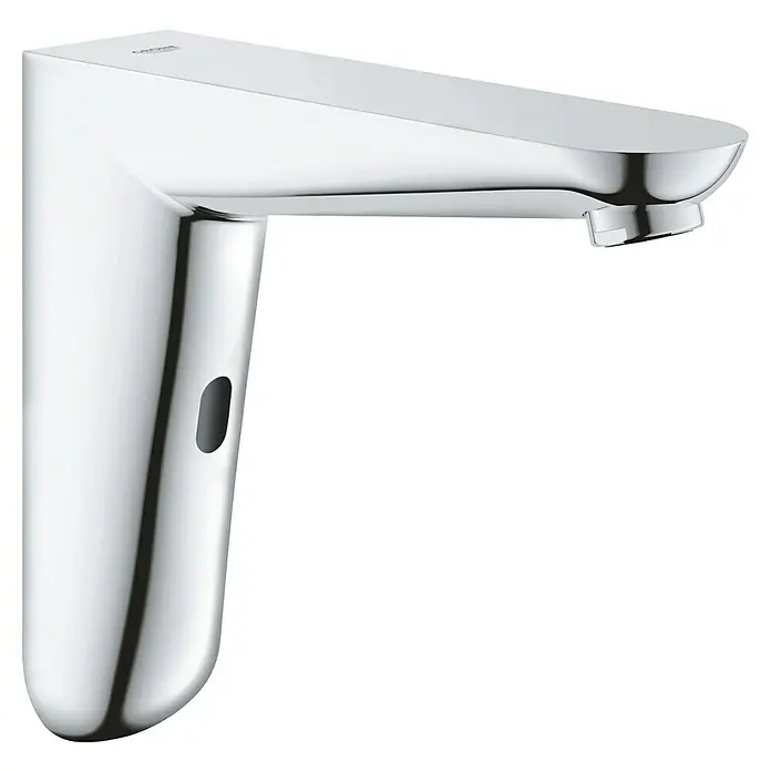 Grohe Euroeco CT Waschtischarmatur - Infrarot-Elektronik, Chrom, Glänzend, Ausladung: 170 mm - Elegante, berührungslose Grohe Armatur in Chrom, ideal für moderne Badezimmer und öffentliche Waschräume. Hygienisch und stilvoll.