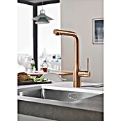 Grohe Essence Spültischarmatur (Warm Sunset, Matt, Ausziehbare Dual-Spülbrause)