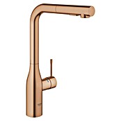 Grohe Essence Spültischarmatur (Warm Sunset, Matt, Ausziehbare Dual-Spülbrause)