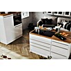 Respekta Cocina de isla Gabriel (Ancho: 320 cm, Blanco, Con campana de isla, Con electrodomésticos) | BAUHAUS