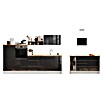 Respekta Cocina de isla Gabriel (Ancho: 290 cm, Gris, Con campana de isla, Con electrodomésticos) | BAUHAUS