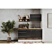Respekta Cocina de isla Gabriel (Ancho: 290 cm, Gris, Con campana de isla, Con electrodomésticos) | BAUHAUS